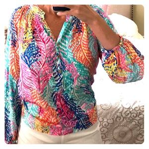 Lilly Pulitzer Elsa long sleeve top